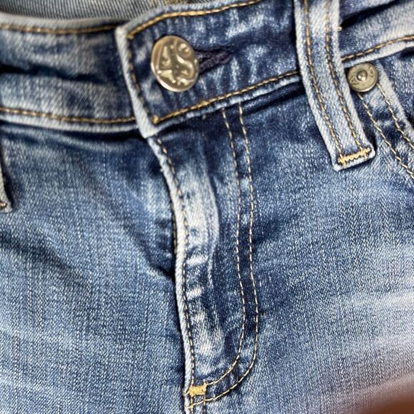 Adriano Goldschmied The Stilt Roll-Up Distressed Cuffed Jeans Sz 26 - Picture 6 of 13